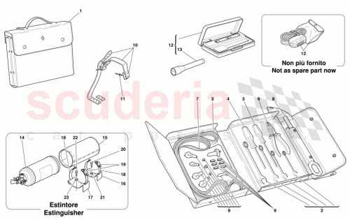 Part Diagram for Ferrari 169374