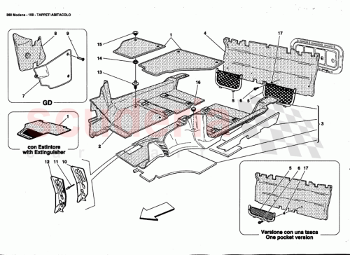 Part Diagram for Ferrari 687032