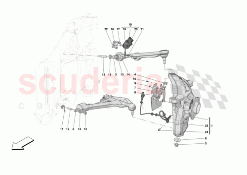 Part Diagram for Ferrari 055025988