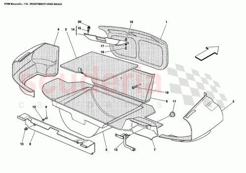 Part Diagram for Ferrari 671138