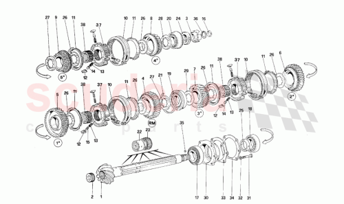Part Diagram for Ferrari 70000625