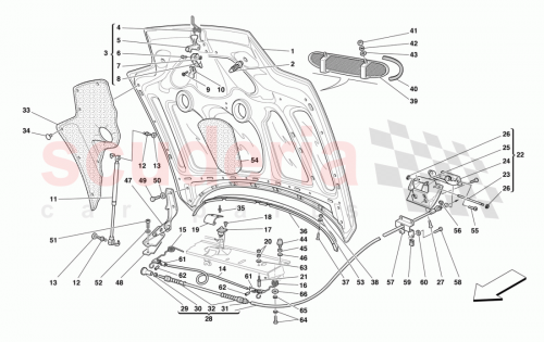 Part Diagram for Ferrari 65278200
