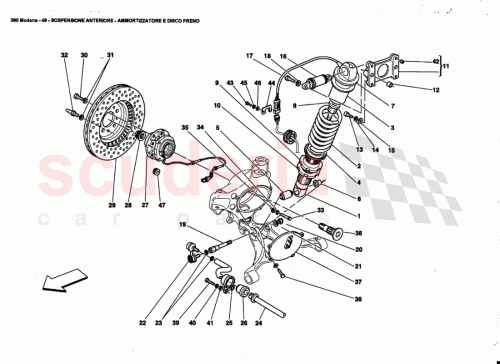 Part Diagram for Ferrari 174722