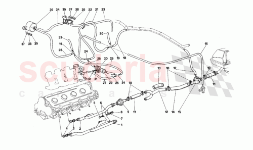 Part Diagram for Ferrari 147118