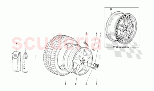 Part Diagram for Ferrari 160563