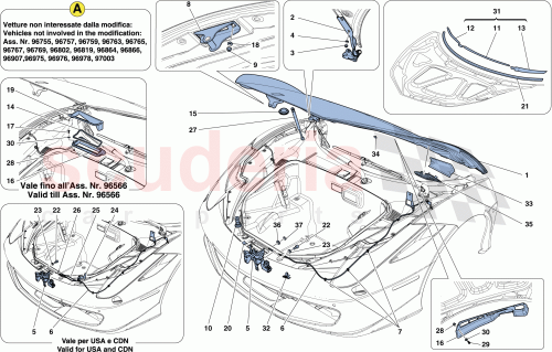 Part Diagram for Ferrari 83964911
