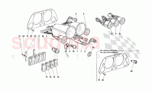 Part Diagram for Ferrari 134921