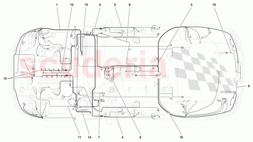 Part Diagram for Ferrari 165152