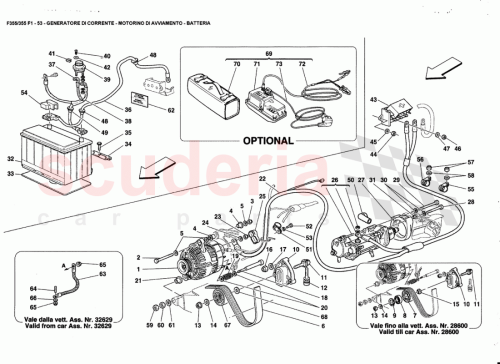 Part Diagram for Ferrari 172526