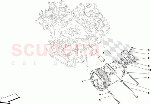 Part Diagram for Ferrari 175428