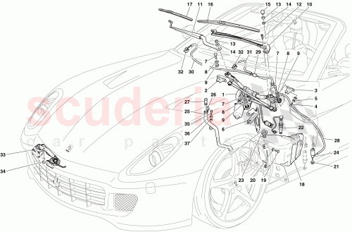 Part Diagram for Ferrari 69134200