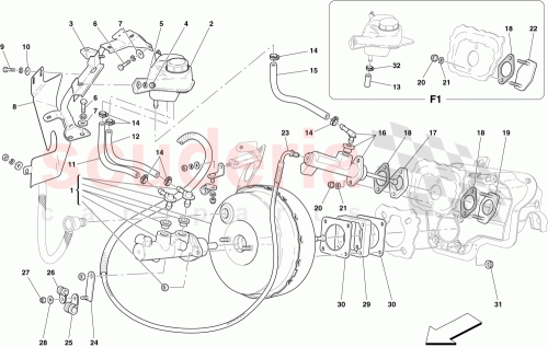 Part Diagram for Ferrari 205819