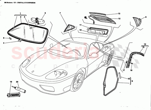 Part Diagram for Ferrari 63354600