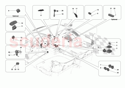 Part Diagram for Ferrari 000834900