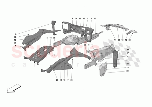Part Diagram for Ferrari 998304
