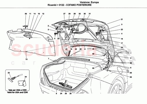 Part Diagram for Ferrari 80854400