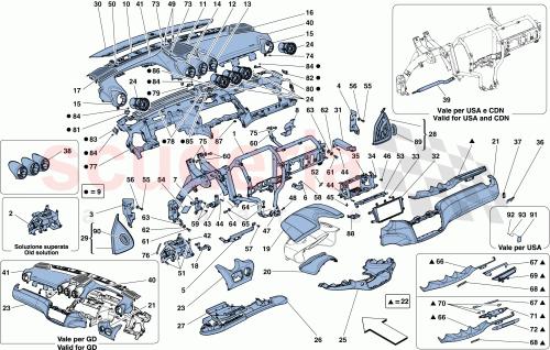 Part Diagram for Ferrari 86522500