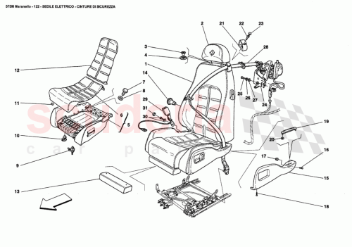 Part Diagram for Ferrari 670823