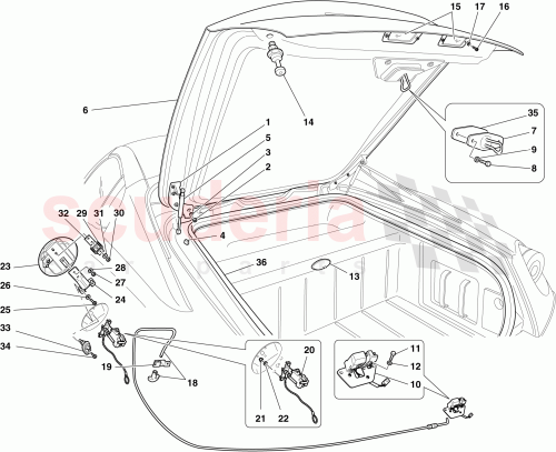 Part Diagram for Ferrari 83335200