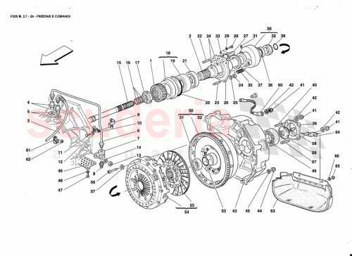 Part Diagram for Ferrari 70000827
