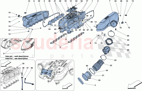 Part Diagram for Ferrari 340224