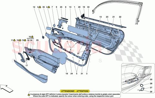 Part Diagram for Ferrari 88103000