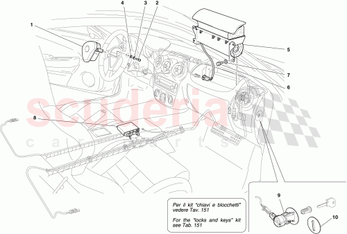 Part Diagram for Ferrari 231704