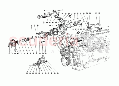 Part Diagram for Ferrari 121655
