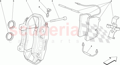 Part Diagram for Ferrari 70001120