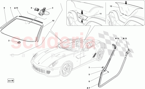 Part Diagram for Ferrari 69966500