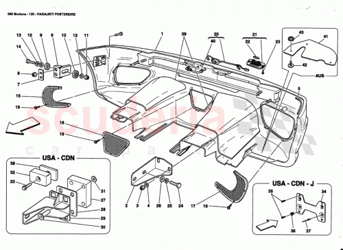 Part Diagram for Ferrari 65306600