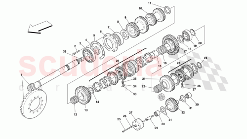 Part Diagram for Ferrari 188495