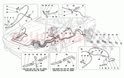 Part Diagram for Ferrari 164071