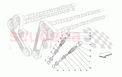 Part Diagram for Ferrari 140699