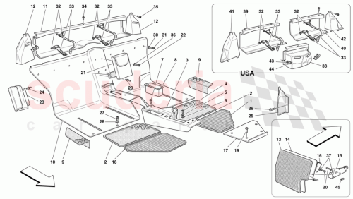 Part Diagram for Ferrari 65021600