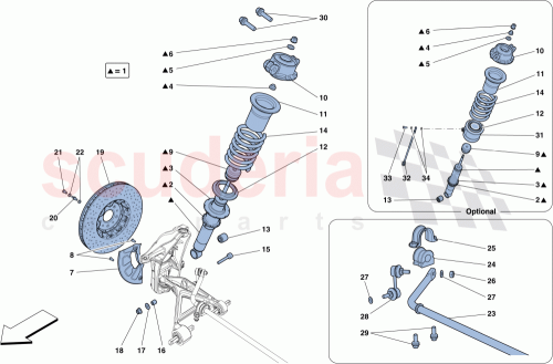 Part Diagram for Ferrari 302409