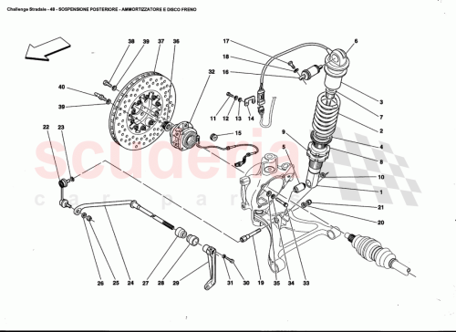 Part Diagram for Ferrari 195444