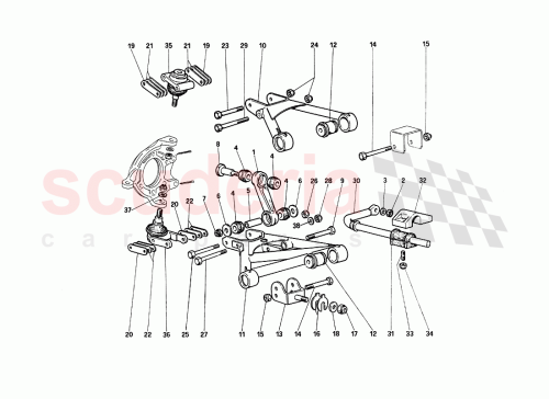 Part Diagram for Ferrari 121390