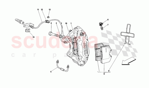 Part Diagram for Ferrari 151904