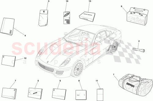 Part Diagram for Ferrari 84292100