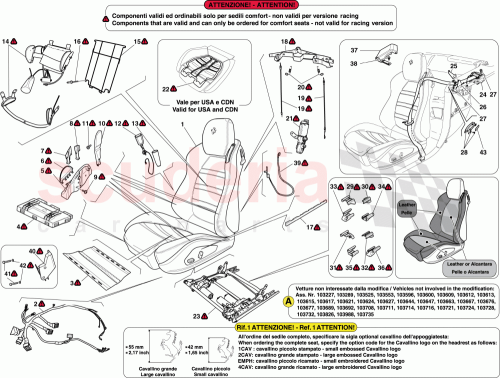 Part Diagram for Ferrari 82585900