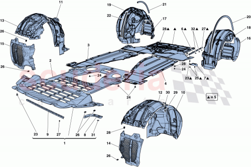 Part Diagram for Ferrari 85083500