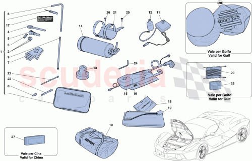 Part Diagram for Ferrari 304991