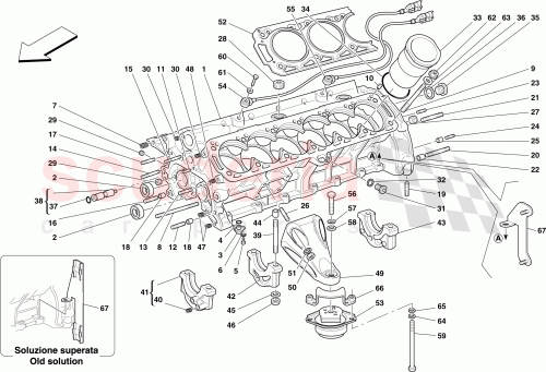 Part Diagram for Ferrari 195430