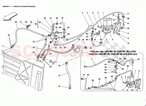 Part Diagram for Ferrari 169084