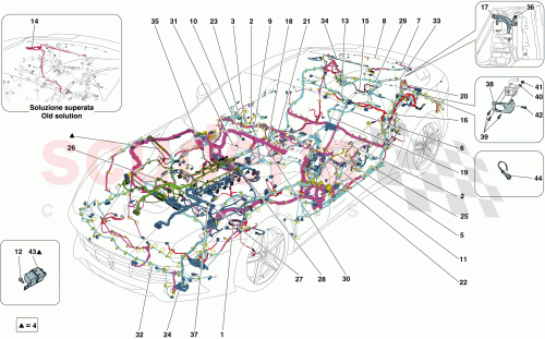 Part Diagram for Ferrari 325720