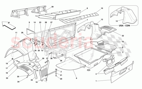 Part Diagram for Ferrari 66841400