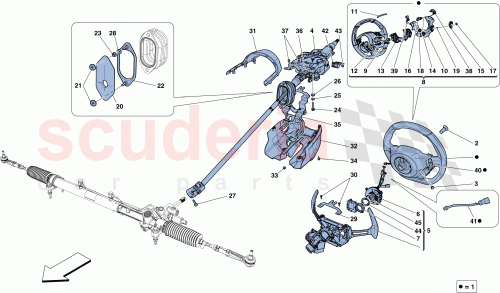 Part Diagram for Ferrari 304193