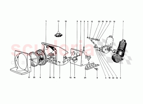 Part Diagram for Ferrari 109879