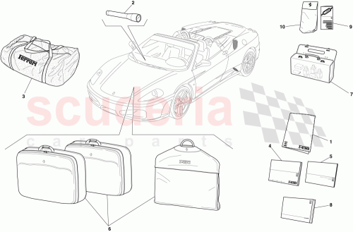 Part Diagram for Ferrari 80565700